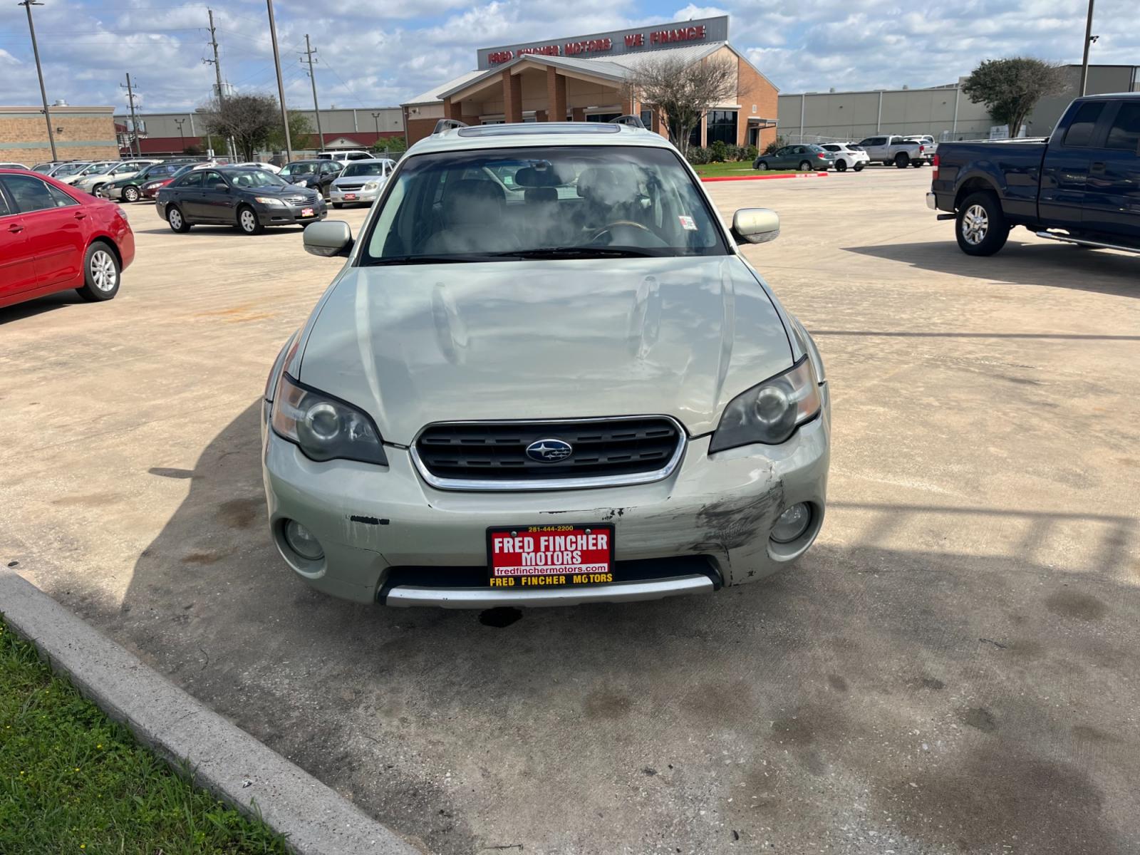 2005 GOLD /TAN Subaru Outback 3.0R L.L.Bean Edition Wagon (4S4BP86C354) with an 3.0L H6 DOHC 24V engine, 5-Speed Automatic Overdrive transmission, located at 14700 Tomball Parkway 249, Houston, TX, 77086, (281) 444-2200, 29.928619, -95.504074 - Photo #1